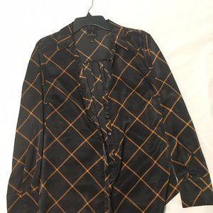 Black and Gold Blouse